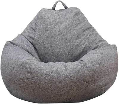 Obrázok produktu pre Poťah na stoličku beanbag, poťah na beanbag pre dospelých, extra veľký, poťah na beanbag pre deti, poťah na beanbag bez výplne (100x120cm)