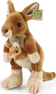 Immagine prodotto di Canguro Peluche Con Cucciolo 27cm Ecologico