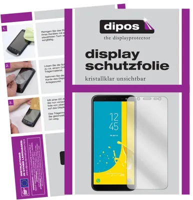 Produktbild von 2x Schutzfolie für Samsung Galaxy J6 (2018) klar Displayschutzfolie Display