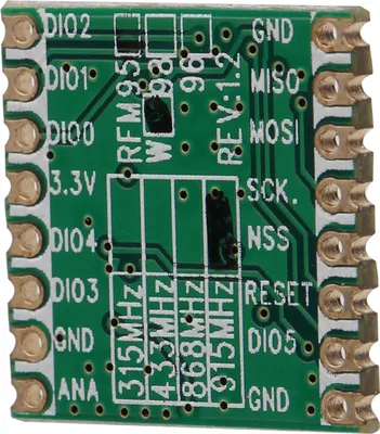 Obrázek produktu pro RFM96 RFM96W Modul bezdrátového vysílače 433M 20DBM LORA TM Elektronické součástky