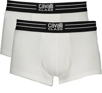 Immagine prodotto di Boxer da uomo in confezione doppia: pantaloni bianchi con una stampa accattivante