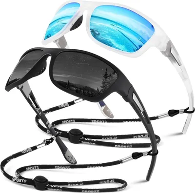 Immagine prodotto di Sunier Occhiali da sole polarizzati Uomini Donne UV400 Occhiali da ciclismo sportivi