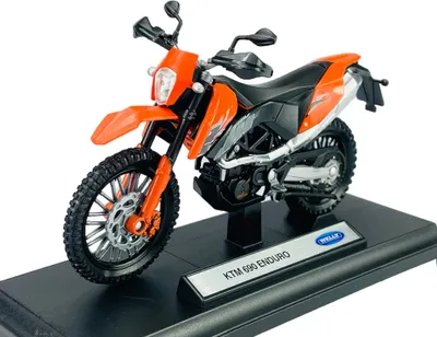 Produktbild von Welly KTM 690 ENDURO 1:18 11cm Motorrad Neu im Kasten Die Cast Modell 12816