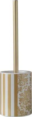 Produktbild von Nicol Toiletten Bürsten WC Klo Halter Garnitur Keramik Gloria Farbe Jasmin Gold