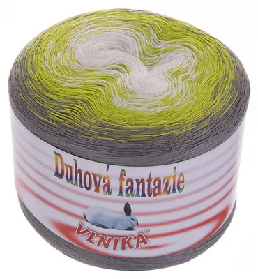 200g Strickgarn Duhová fantazie freshness