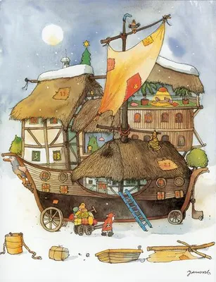 Produktbild von Janosch-Adventskalender Traumschiff