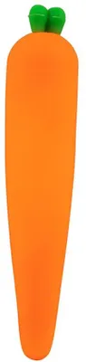 Produktbild von Silikon-Schulbeutel, groß, orangefarben, multifunktional, großes Fassungsvermögen, Wurzel-Organizer, 20 x 5 x 5cm