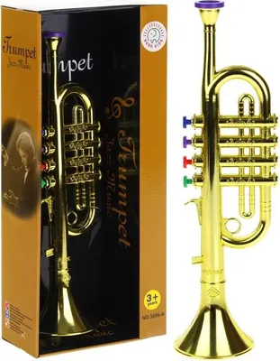 Produktbild von Trompete für Kinder, Musikinstrument – Gold