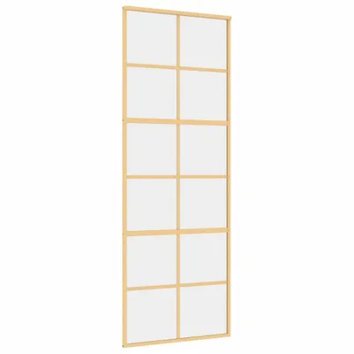 Produktbild von Schiebetür Golden 76x205 cm ESG-Klarglas und Aluminium
