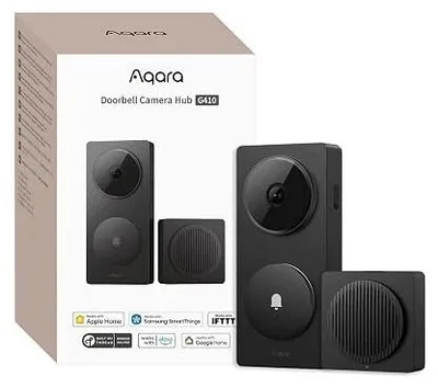 Zdjęcie produktu dla Aqara wideodomofon inteligentny G410 2K homekit hub zigbee matter szary