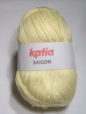 Produktbild von SAIGON von Katia - hellgelb (10) - 100 g / ca. 300 m Wolle