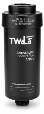Produktbild von TWaLa Duschfilter Schwarz Wasserfilter gegen Kalk/Chlor Shower filter AWF-SWR-P-ANM-B