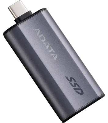 Image de ADATA Externe SSD SC750 500GB Plug&Go Silver 1050/1000 (SC750-500G-CCBK)
