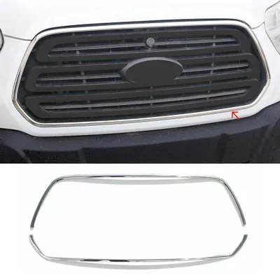 Image de Moulure de Grille de Calandre pour Ford Transit 2014-2022 Chromé 2Pcs