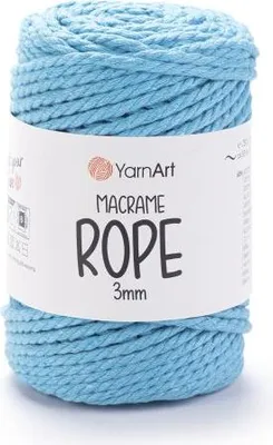 Zdjęcie produktu dla Yarn Art Macrame Rope 3 mm 3 mm 63 m 763 Blue Sznurek
