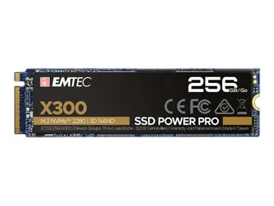 Immagine prodotto di Emtec SSD M.2 NVMe PCIe 3.0 X300 256GB Intern retail