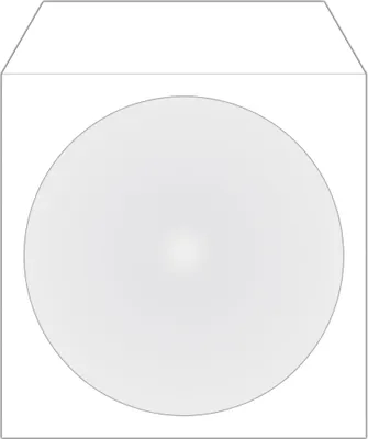 Produktbild von Media Range CD/DVD Hülle BOX162 mF sk Papier weiß 100 St./Pack.