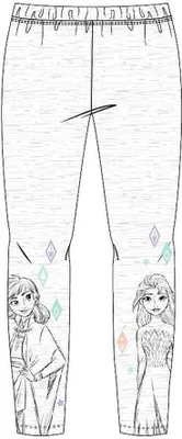 Produktbild von Elsa Leggings für Mädchen – grau & violett | grau,122