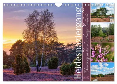 Produktbild von Heidespaziergang (Wandkalender 2027 DIN A4 quer), CALVENDO Monatskalender