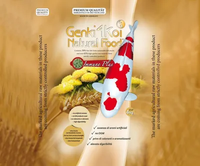 Produktbild von Genki4Koi Natural Food® Immune Plus 4 kg 5 mm
