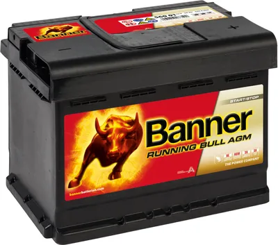 Produktbild von Banner Running Bull Autobatterie 12V 60Ah 56001 AGM