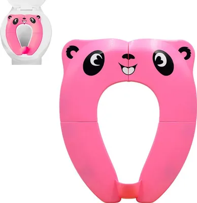 Produktbild von Faltbare Toilettensitze für Kinder Toilettentrainer(Rosa)