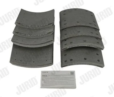 Produktbild von JURID Bremsbelagsatz Trommelbremse 1936511230 18,70mm Schachtel 10,878kg