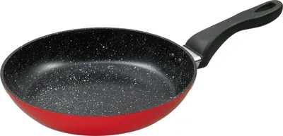 Produktbild von Ø28cm KING® 5.5cm flache Bratpfanne KERAMIK aus Aluminium geschmiedet mit Keramikbeschichtung Innen / Farbe: Rot