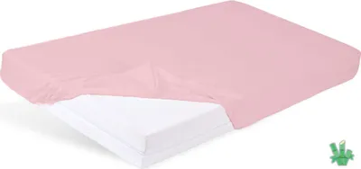 Obrázek produktu pro Bambusové napínací prostěradlo 80x160x10 Růžové