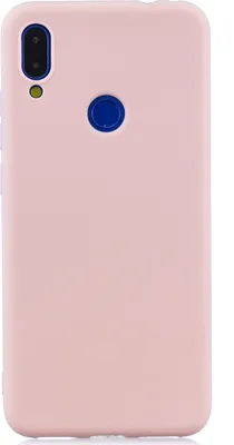 Produktbild von Für Redmi Note 7 Lovely Candy Color Matte TPU Anti-Scratch rutschfeste Schutzhülle Rücken Case Hellrosa