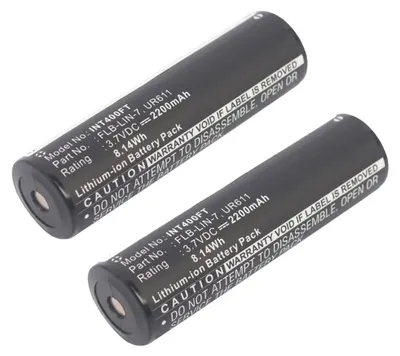 Produktbild von subtel 2x Akku für Beleuchtung / Taschenlampe Kompatibel mit Inova T4, UR611, Kompatibel mit Streamlight 68792 - (2200mAh, 3.7V)