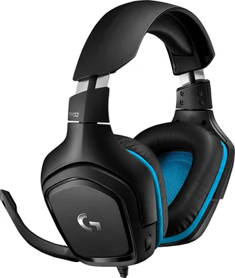 Produktbild von Logitech G G432 Przewodowe słuchawki z pałąkiem do gier czarny, niebieski
