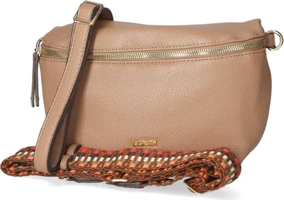 Produktbild von L. Credi Damen Umhängetasche/ Schultertasche Noliana Braun Synthetik-