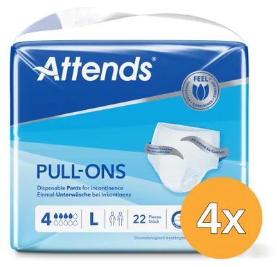 Productafbeelding van 4x Attends Pull-Ons 4 Maat L (22 stuks)