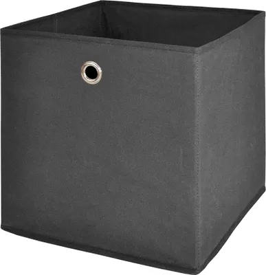 Produktbild von Faltbox Schachtel Box Vlies Kiste Aufbewahrungsbox Spielkiste "One I" Anthrazit