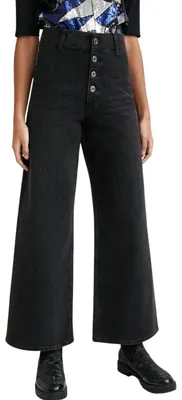 Immagine prodotto di Desigual Jeans da donna Moon neri con zirconi XL