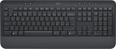 Zdjęcie produktu dla Logitech 920-010951, Pełnowymiarowy (100%), Bezprzewodowy, Bluetooth, Membranowa, QWERTY, Grafitowy
