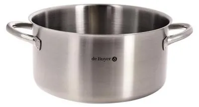 Produktbild von De Buyer Prim'appety 3505.28 Kochtopf, Edelstahl, 28 cm Durchmesser, Induktionsherd-geeignet
