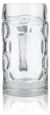 Produktbild von 0,5l Bierkrug Bierglas Ohne Logodruck Edle Glaskontur Eichung Gastronomie Seidel