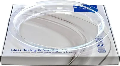 Produktbild von Schott Servierschale aus robustem Borosilikatglas-zum Backen, Kochen, Braten, Grillen- Germany-38cm rund, 38 cm