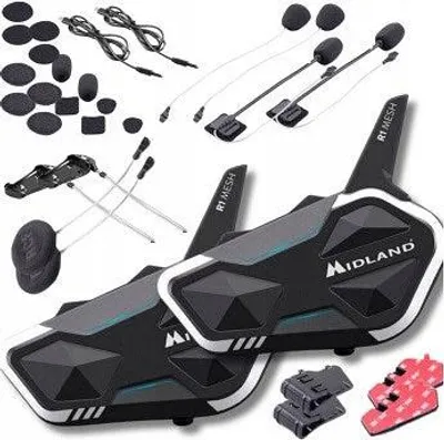 Immagine prodotto di Motorbike Intercom Midland R1 MESH TWIN