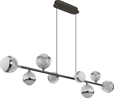 Produktbild von Globo Lighting Hängeleuchte Metall titanfarben gebürstet, LED