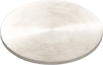 Produktbild von 2 Stück Glasmontageplatten Edelstahloptik für Barkonsole gerade