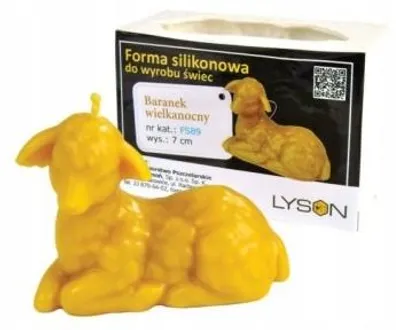 Produktbild von Łysoń Osterlamm Silikonform für Kerzen DIY