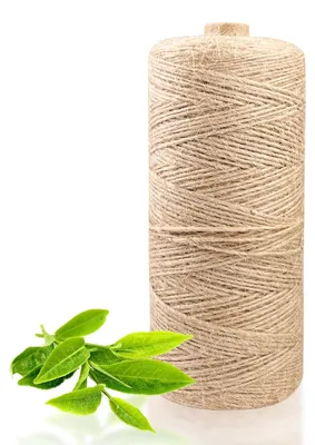 Produktbild von Jute-Kordel, 1 mm x 400 m - Natürliches Jutegarn für Dekoration und Gartenarbeit