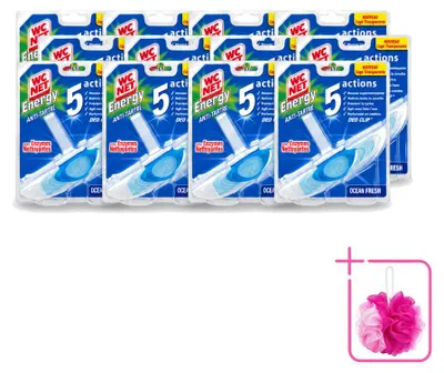 Produktbild von 12 x WC Net Toilethänger Ocean Fresh 38 g - Sparpackung - 12 Stücke