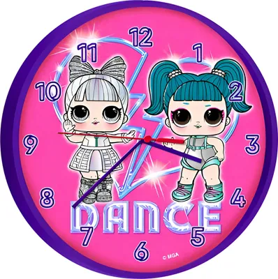 Produktbild von LOL Surprise! Dance Wanduhr 25 cm