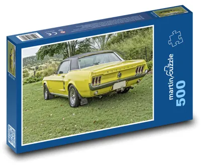 Obrázek produktu pro Puzzle 500 Ford Mustang - žlutý veterán - martinpuzzle