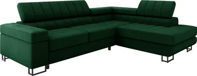 Produktbild von MIRJAN24 Ecksofa Laris Premium, L-Form Polsterecke, Stilvoll Eckcouch mit Bettkasten und Schlaffunktion (Piano 26, Seite: Rechts)