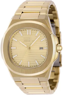 Obrázok produktu pre Invicta Speedway 48520 Pánske Hodinky - Quartz Hnutie - Nerezová Oceľ so Zlatým Ciferníkom - 41 mm